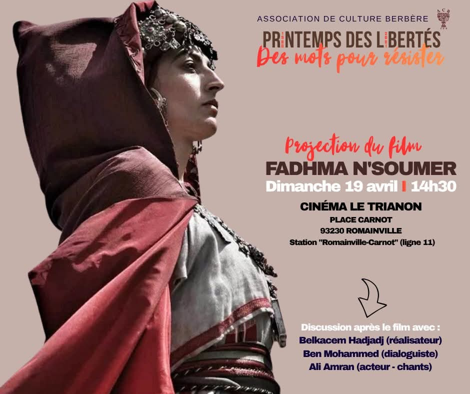 Affiche Fadhma N'Soumer au Trianon à Romainville