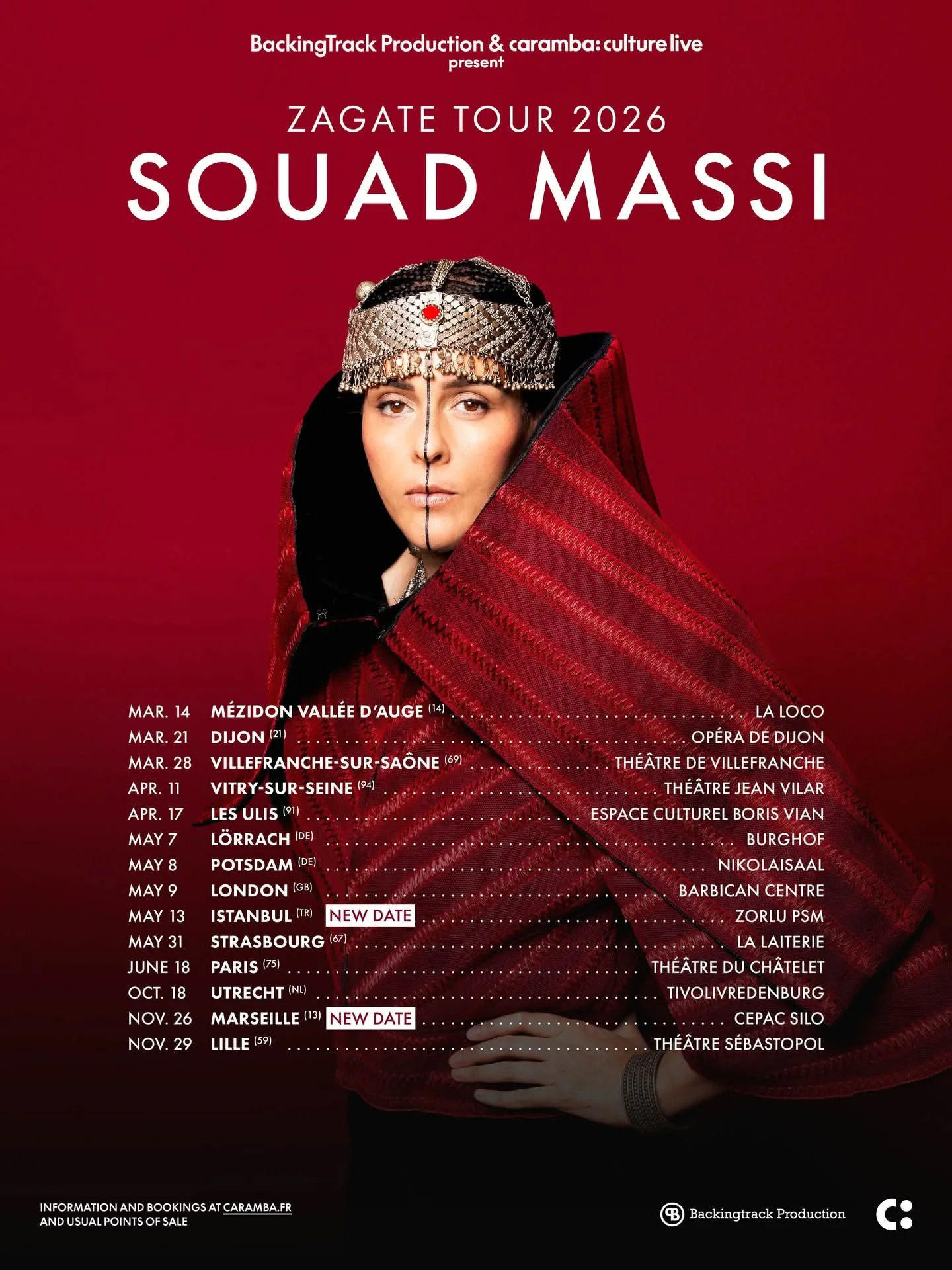 Souad Massi — Sequana, concert de clôture du Festival Arabesques à l'Amphithéâtre d'O de Montpellier